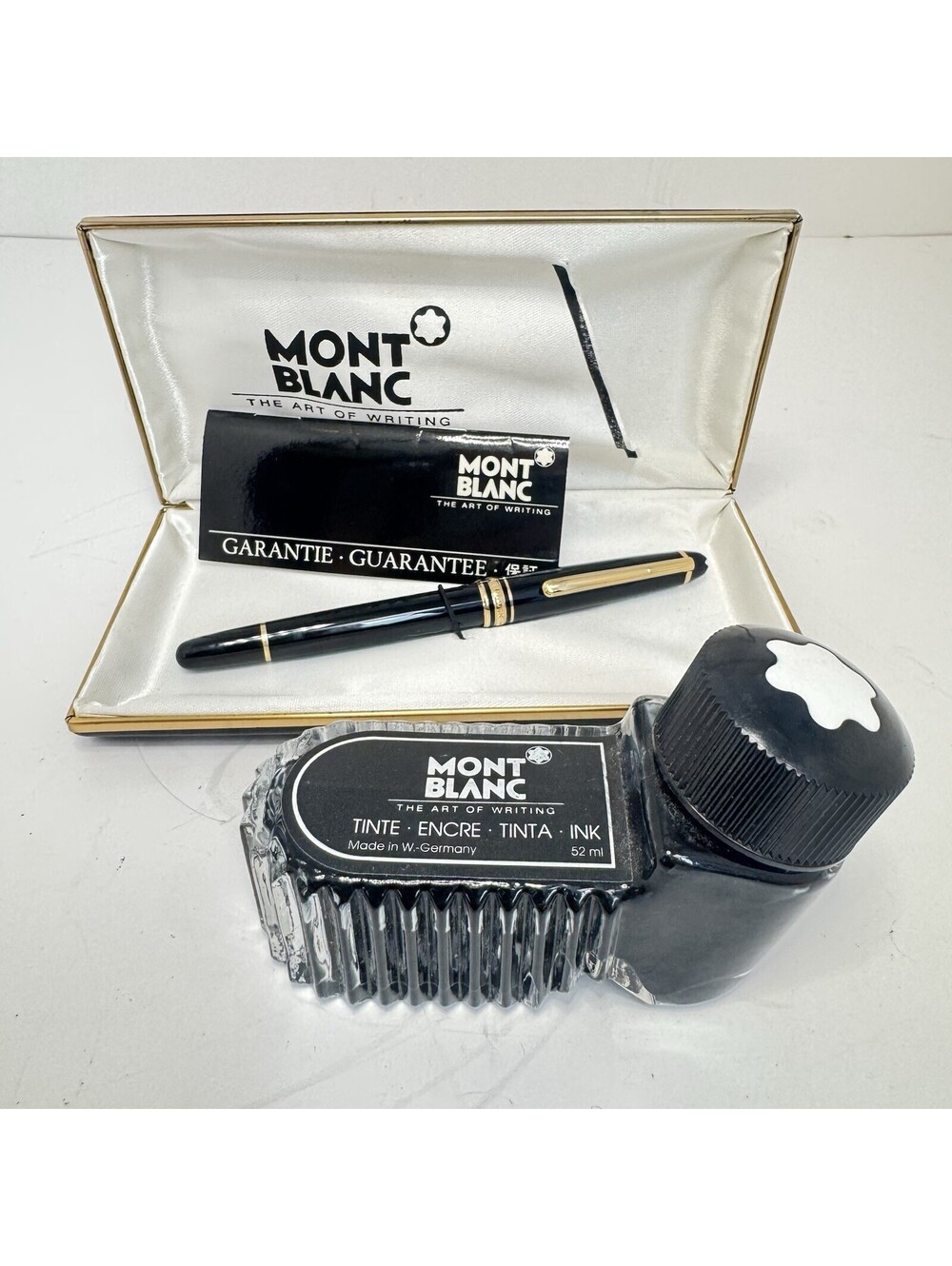 Montblanc Meisterstuck 149 Fountain Pen 14K 585 Nib W Germany Box Vintage